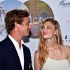 Pierre Casiraghi, le fils de la Princesse Caroline de Hanovre, et sa fiancée Béatrice Borromeo participent à la soirée de "Sail for a Cause" au Yacht Club de Monaco le samedi 6 juin 2015.