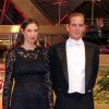 Andrea Casiraghi et de son épouse Tatiana Santo Domingo, alors enceinte de leur fille India, le 19 novembre 2014 à Monaco lors du gala de la Fête nationale monégasque.