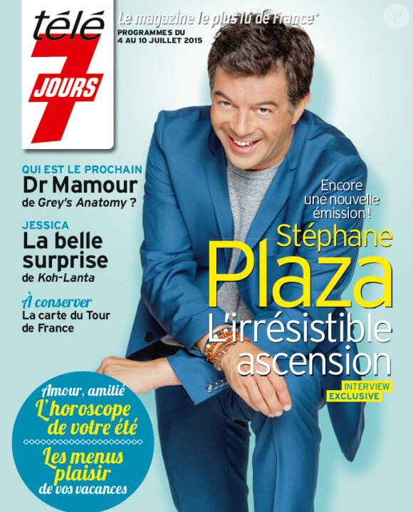 Stéphane Plaza en couverture de "Télé 7 Jours", en kiosques le 29 juin 2015.