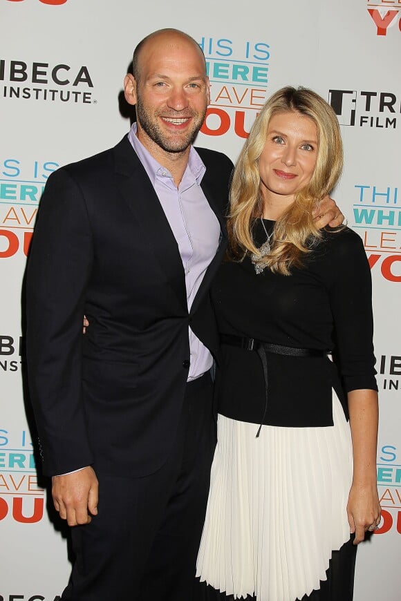 Corey Stoll et son épouse Nadia Bowers au Tribeca Film Institute Annual Gala Benefit au AMC Loews Lincoln Square de New York le 8 septembre 2014