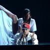 Chris Brown lors de la 15ème édition des BET Awards au Microsoft Theater de Los Angeles, le 28 juin 2015.