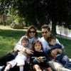 Maud Versini et ses trois enfants - Photo postée sur Twitter, mai 2013