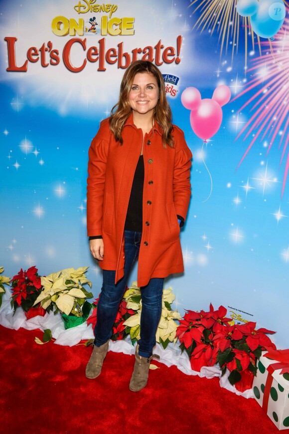 Tiffani Thiessen à la soirée "Disney on Ice Let's Celebrate!" à Los Angeles, le 11 décembre 2014