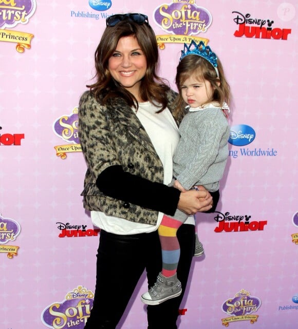 Tiffani Thiessen et sa fille Harper à Los Angeles le 10 novembre 2012.