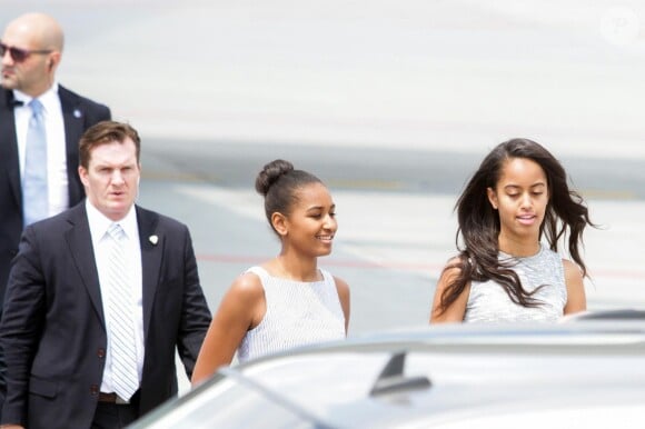 Les filles Obama, Sasha et Malia, à Milan, le 17 juin 2015.