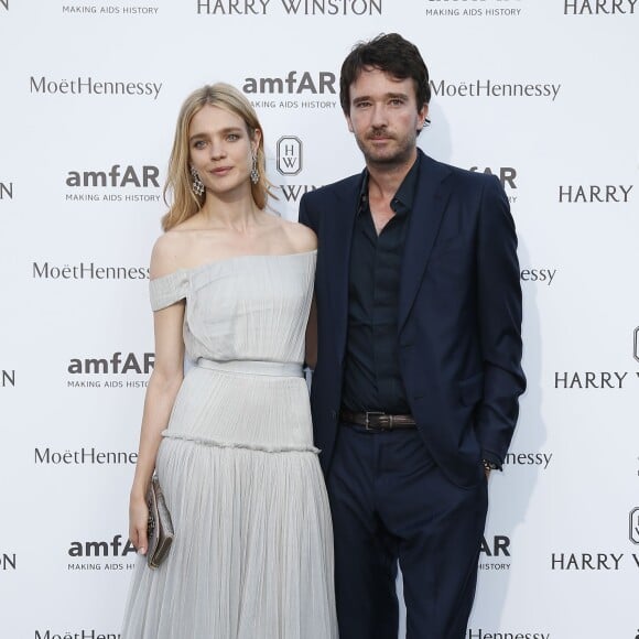 Natalia Vodianova et Antoine Arnault assistent au dîner de soutien à l'amfAR au Pavillon Ledoyen. Paris, le 5 juillet 2015.