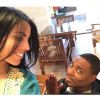 Jessy Matador et Siham Bengoua, amoureux, le 1er mai 2015.