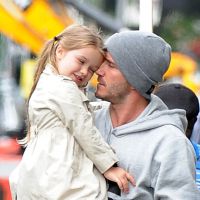 David Beckham sous le charme : Moment de tendresse avec sa petite Harper