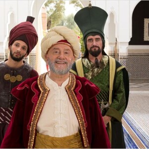 William Lebghil, Michel Blanc et Jean-Paul Rouve dans Les Nouvelles aventures d'Aladin.