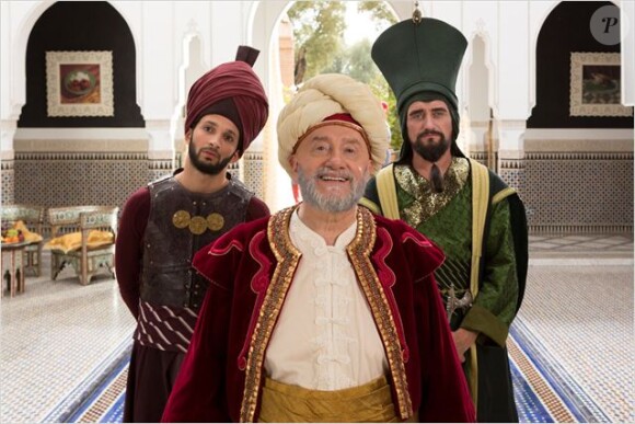 William Lebghil, Michel Blanc et Jean-Paul Rouve dans Les Nouvelles aventures d'Aladin.