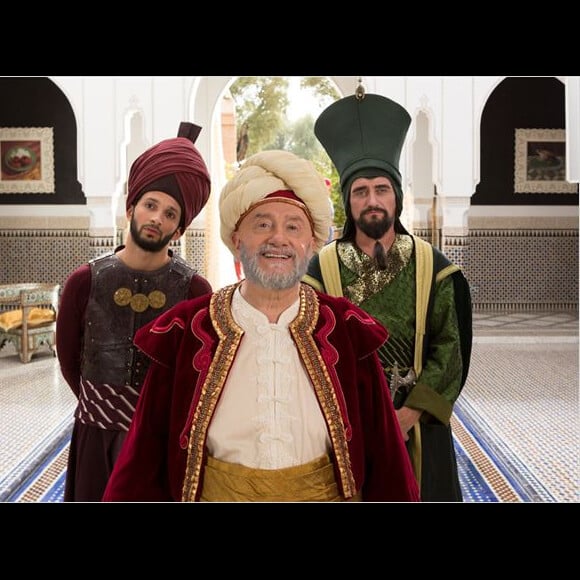 William Lebghil, Michel Blanc et Jean-Paul Rouve dans Les Nouvelles aventures d'Aladin.