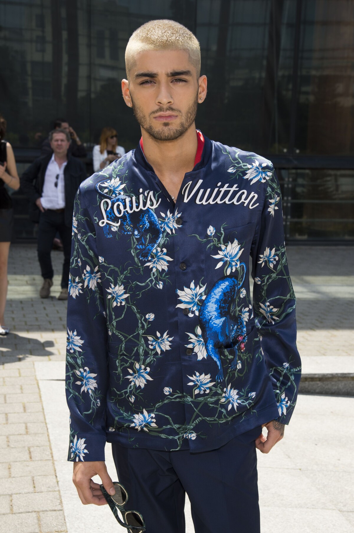 Photo : Zayn Malik au défilé de mode hommes Louis Vuitton collection  prêt-à-porter Printemps-Eté 2016 à la Serre du Parc André Citroën à Paris,  le 25 juin 2015 - Purepeople