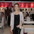  Kristin Cavallari enceinte pr&eacute;sente sa collection de chaussures dans le cadre de la "Magic Market Week" &agrave; Las Vegas, le 18 f&eacute;vrier 2014. 