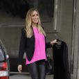  Kristin Cavallari enceinte a la sortie de son appartement a West Hollywood, le 20 novembre 2013.&nbsp; 