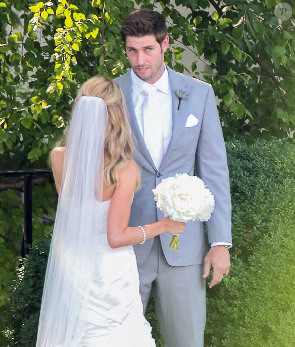 Exclusif - Kristin Cavallari et Jay Cutler lors de leur mariage a l'église "Woodmont Christian Church" de Nashville, le 8 juin 2013