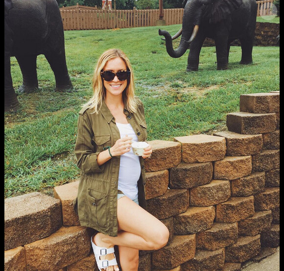 Kristin Cavallari en vacances à Holiday World - Photo postée sur Instagram, juillet 2015