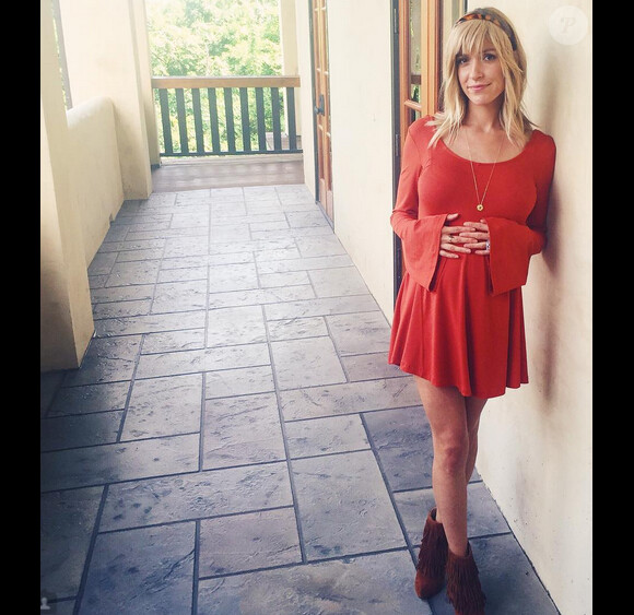 Kristin Cavallari enceinte de son troisime enfant - Photo postée sur Instagram, juillet 2015