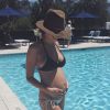 Kristin Cavallari enceinte et en maillot de bain- Photo postée sur Instagram, juillet 2015