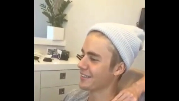 Justin Bieber, shooté au protoxyde d'azote chez le dentiste.