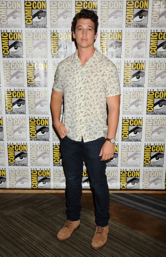 Miles Teller au Comic-Con de San Diego le 11 juillet 2015.