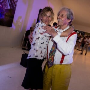 Exclusif - Virginie Coupérie-Eiffel et Jean Rochefort - Soirée lors du Paris Eiffel Jumping au Champs-de-Mars, étape du Longines Global Champions Tour, durant laquelle était fêté le 20e anniversaire d'Electra Niarchos (20 ans). À Paris, le 4 juillet 2015.