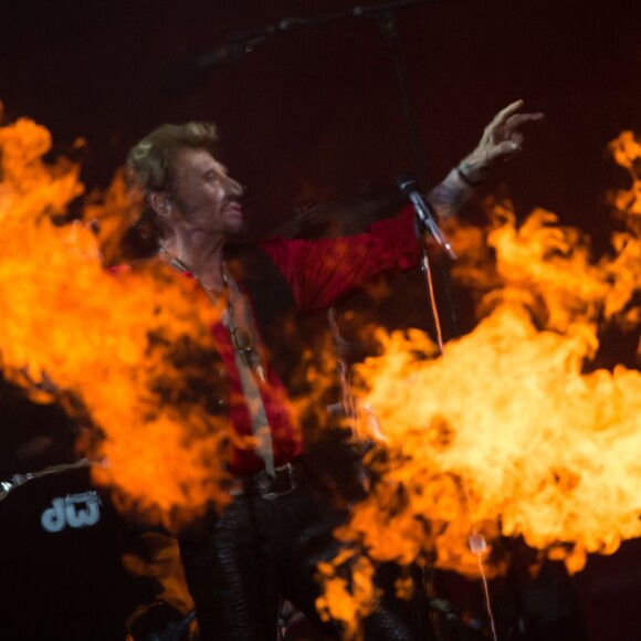 Exclusif - Johnny Hallyday en concert dans les Arènes de Nîmes - Jour 2 - Le 3 juillet 2015.