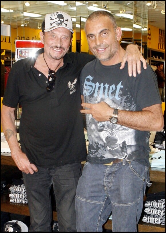 Johnny Hallyday et Christian Audigier à Los Angeles en 2007