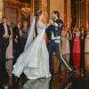 Le prince Carl Philip de Suède et la princesse (Sofia Hellqvist) lors de leur mariage à Stockholm le 13 juin 2015.