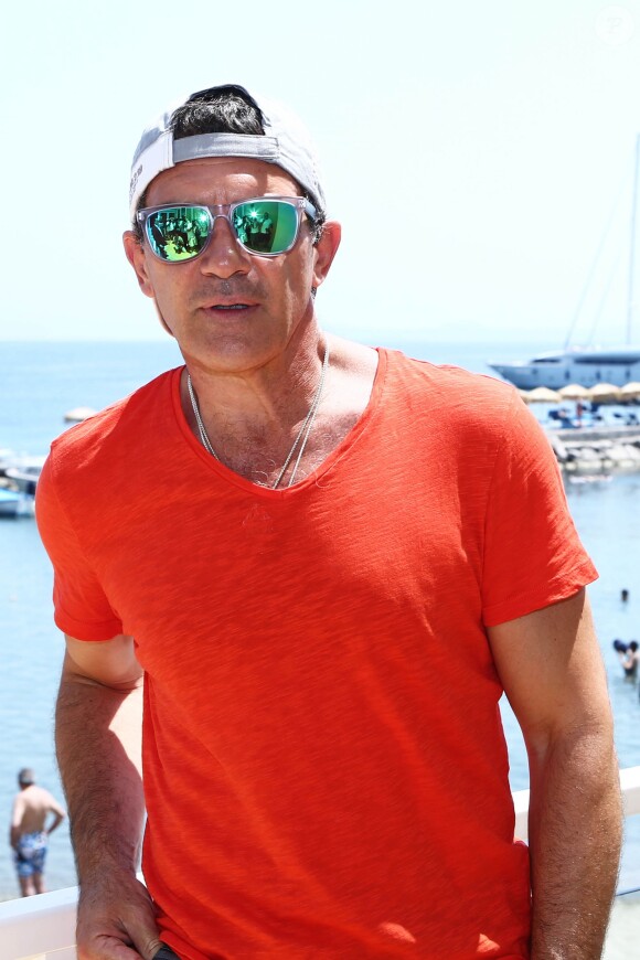 Antonio Banderas lors d'un photocall au festival du film à Ischia le 15 juillet 2015.