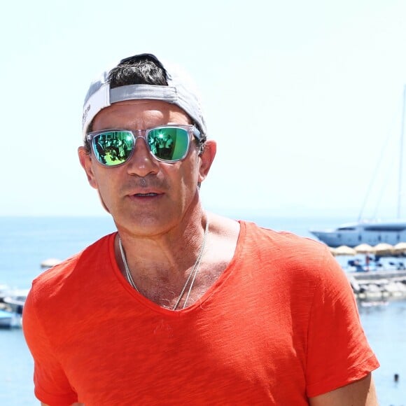 Antonio Banderas lors d'un photocall au festival du film à Ischia le 15 juillet 2015.