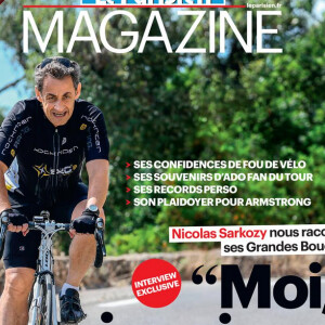 Nicolas Sarkozy en couverture du Parisien Magazine, le 17 juillet 2015.