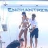 Les Stallone en vacances en famille à bord de leur yacht dans le sud de la France - 17 juillet 2015