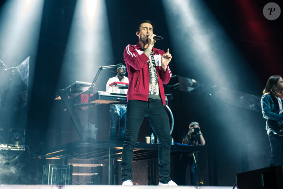 Le groupe pop Maroon 5 en concert à Londres, le 26 mai 2015.