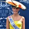 Camille Cerf - "Prix de Diane Longines" à l'hippodrome de Chantilly le 14 juin 2015.
