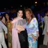 Exclusif - Lamia Khashoggi et Denise Rich lors de la soirée Denise Rich au coeur du port de Saint-Tropez, le 19 juillet 2015