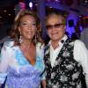 Exclusif - Denise Rich et Orlando lors de la soirée Denise Rich au coeur du port de Saint-Tropez, le 19 juillet 2015