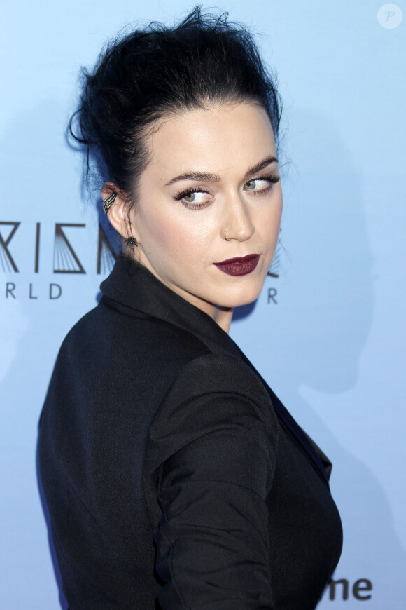 Katy Perry lors de la projection de "Katy Perry : The Prismatic World Tour" à Los Angeles, le 26 mars 2015. 
