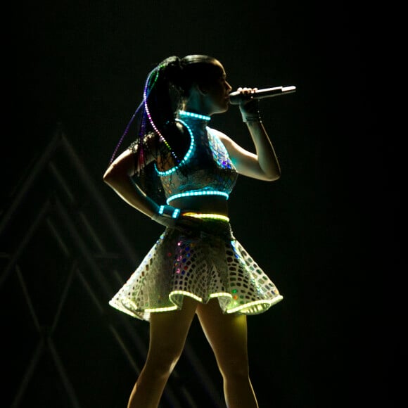 Katy Perry en concert à Amsterdam, le 9 mars 2015. 