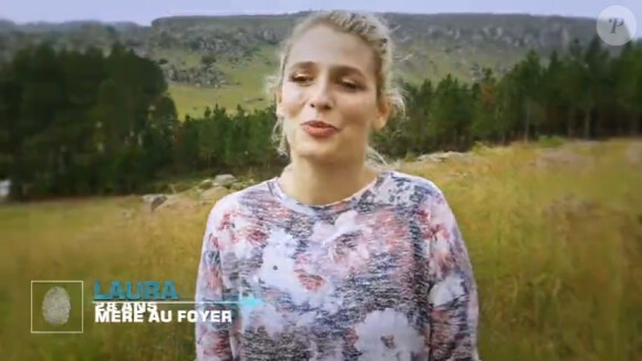 Laura candidate de l'émission Qui est la taupe ? sur M6. Juillet 2015.