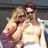 Kaley Cuoco et son mari Ryan Sweeting - People à la "Joel Silver's Annual Memorial Day Party" à Malibu, le 26 mai 2014. 