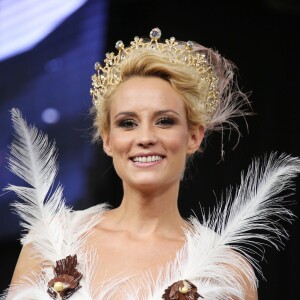 Elodie Gossuin - Défilé du 20e salon du chocolat 2014 à la Porte de Versailles à Paris le 28 octobre 2014.