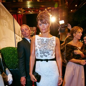 Helena Christensen assiste à la réouverture de l'hôtel Imperial, après rénovation, à Vienne. Le 16 septembre 2014