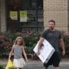 Ben Affleck et sa fille Violet à Atlanta, le 26 juillet 2015