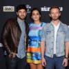 Jordy Masterson, Alanna Masterson et Chris Masterson lors de la première de la 5e saison de The Walking Dead à l'AMC Universal Citywalk de Los Angeles, le 2 octobre 2014