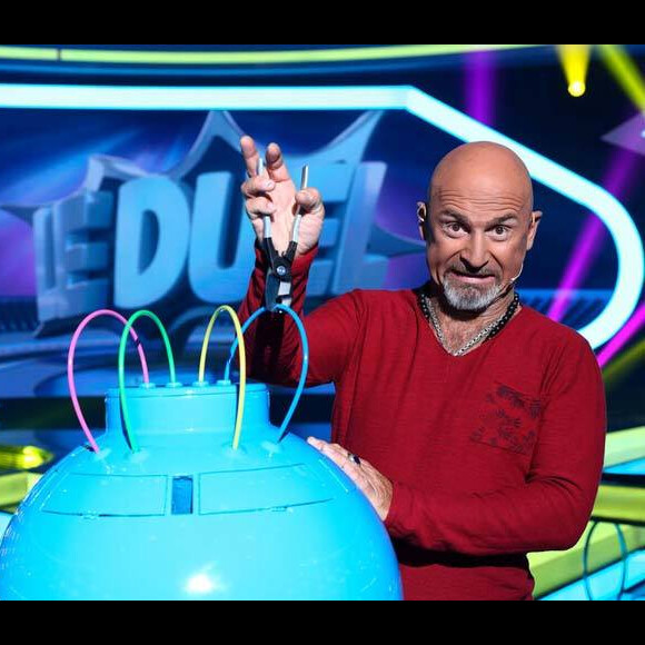 Vincent Lagaf' sur le tournage de l'émission Boom! sur TF1.