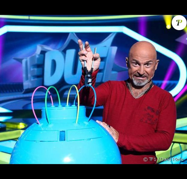 Vincent Lagaf' sur le tournage de l'émission Boom! sur TF1.