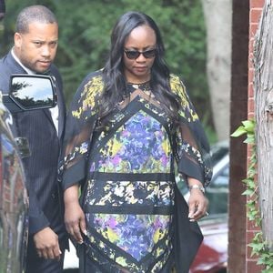 Pat Houston - La famille et les amis de Bobbi Kristina Brown au "Murray Brothers Funeral Home " à Atlanta. Plus de trois ans après la disparition de sa mère, Bobbi Kristina Brown, fille unique de la légende de la pop music Whitney Houston et du chanteur Bobby Brown, est morte dimanche à l'âge de 22 ans le 26 juillet dernier, dans un hôpital à Duluth, en Géorgie. Le 31 juillet 2015 