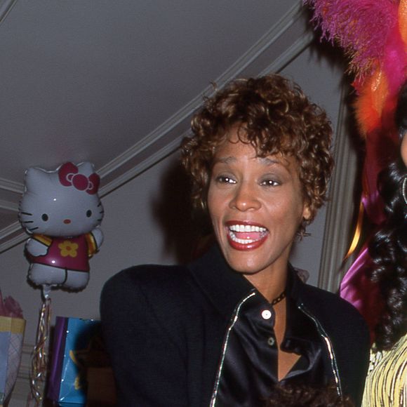 Whitney Houston et Bobbi Kristina lors d'une soirée privée à Los Angeles, en 2012