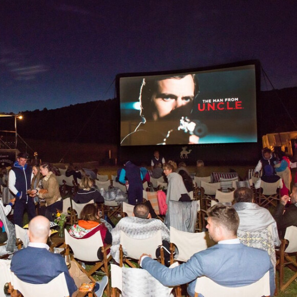 Projection privée de The Man From UNCLE - Mariage de Guy Ritchie et Jacqui Ainsley (photo postée le 3 août 2015)