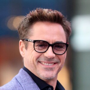 Robert Downey Jr. - Les acteurs du film "Avengers : L'ère d'Ultron" à leur arrivée dans les studios de Good Morning America à New Yorkble 24 avril 2015